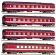 64046 Roco Set of 4 Passenger cars in &quot;Le Capitole&quot; livery